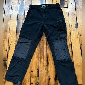 FXD Pants Mens 30x28 Stretch Work Cargo Utility Outdoor Black Canvas Ripstop